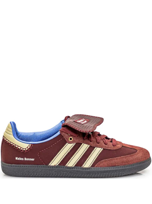 Adidas X Wales Bonner pony samba Burgundy sneakers