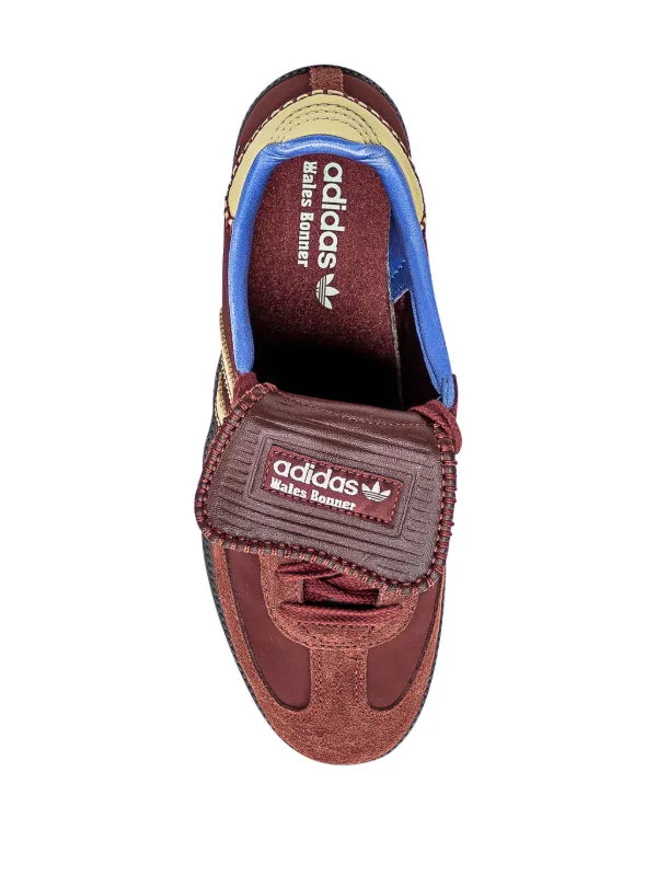 Adidas X Wales Bonner pony samba Burgundy sneakers